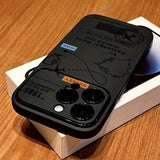World Map Air Route Pattern Case for iPhone