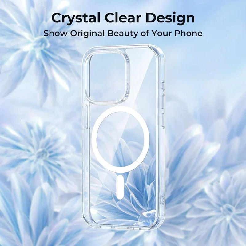 Clear Magnetic Case For iPhone