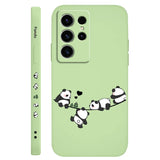 Baby Panda Liquid Silicone Phone Case For Samsung