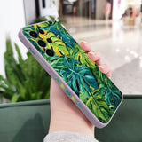 Monstera Deliciosa Leaf Pattern Phone Case For Samsung