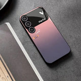 Stylish Gradient Smiley Electroplated Case for Samsung