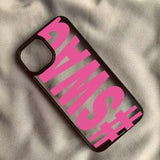 Bold Letter Shockproof Case for iPhone