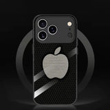 Honeycomb Apple Pattern Electroplated Case for iPhone