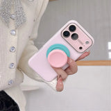 Candy Jelly Stand Magnetic Shockproof Case For iPhone
