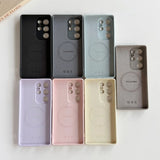 Magnetic Liquid Silicone Soft Case for Samsung