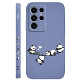 Baby Panda Liquid Silicone Phone Case For Samsung