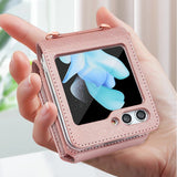 Stylish Crossbody Wallet Case With Card Slots for Samsung Z Flip