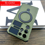 Shockproof Armor Ring Holder Magnetic Case For Samsung