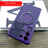 Shockproof Armor Ring Holder Magnetic Case For Samsung