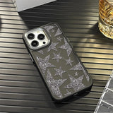 Metal Frame Five-pointed Star Design Phone Case for IPhone