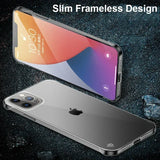 Slim Frameless Clear Phone Case For iPhone