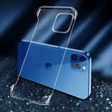 Slim Frameless Clear Phone Case For iPhone