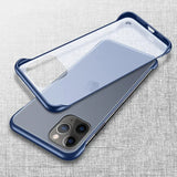 Slim Matte Frameless Phone Case For iPhone