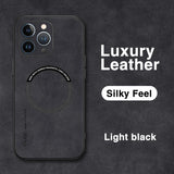 Magnetic Luxury Leather Case For iPhone