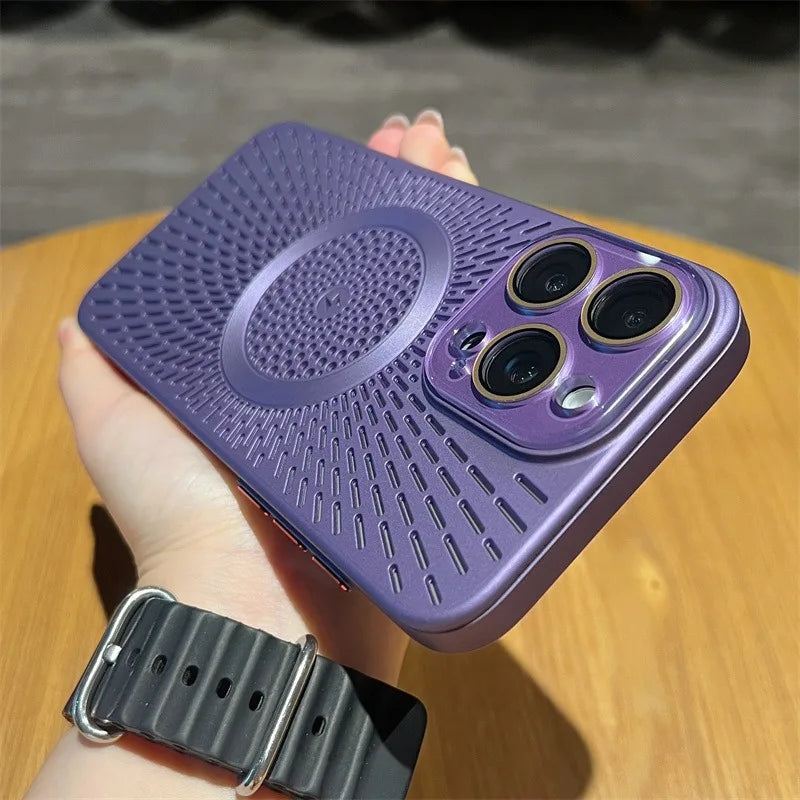 Summer Cool Breathable Magnetic Case for iPhone