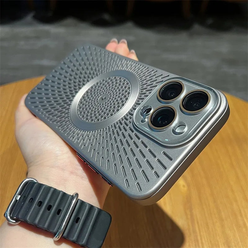 Summer Cool Breathable Magnetic Case for iPhone