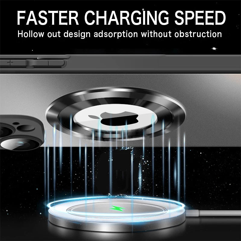 Magnetic Wireless Charging Case For iPhone