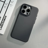 Luxury Solid Color Matte Case For iPhone