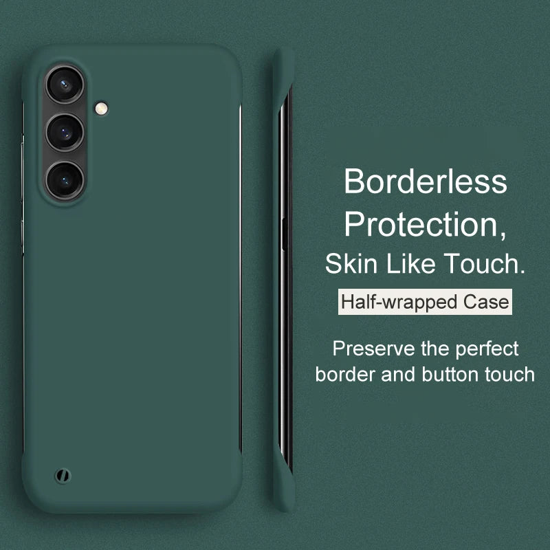 Ultra Thin Matte Borderless Case For Samsung