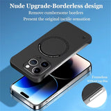 Ultra-Thin Matte Cooling Frameless Magnetic Case For iPhone