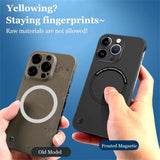 Ultra-Thin Matte Cooling Frameless Magnetic Case For iPhone