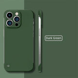 Ultra Thin Minimalist Borderless Phone Case For iPhone