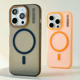 Luxury Magnetic Wireless Charge Case For iPhone