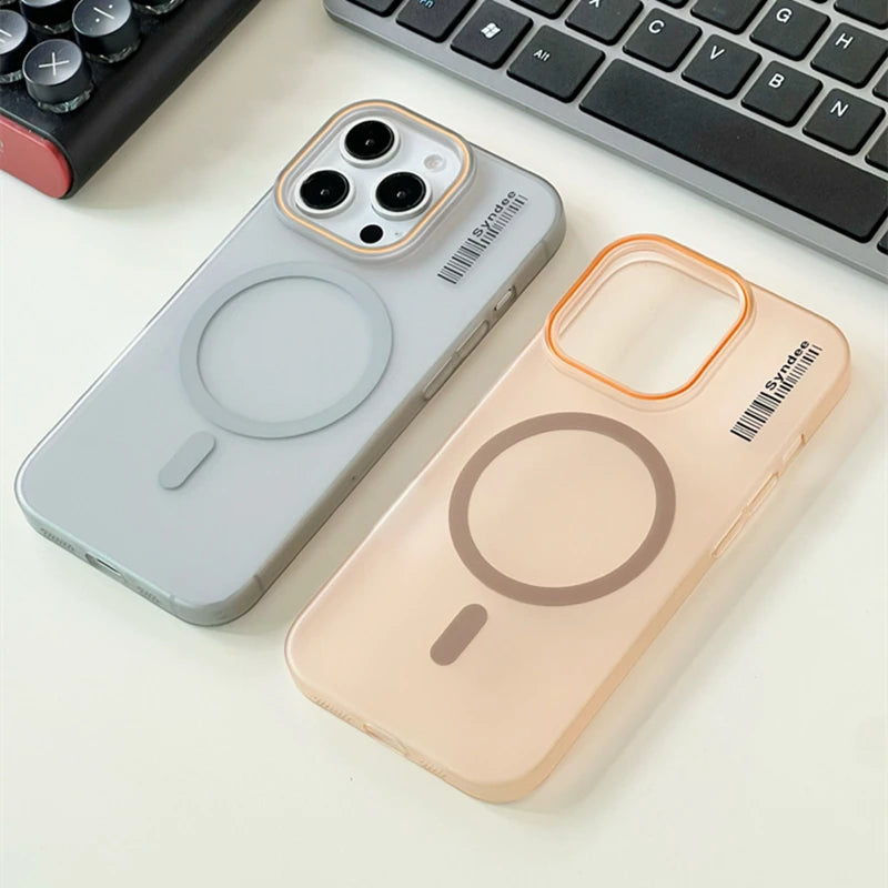 Luxury Magnetic Wireless Charge Case For iPhone