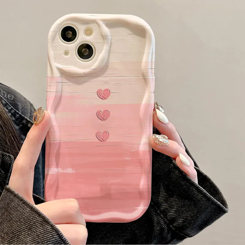 Watercolor Painting Love Case For iPhone