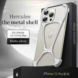 Zinc Alloy Metal Frameless Phone Case For iPhone