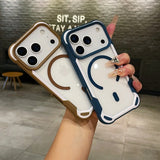 Panda Design Magnetic Transparent Phone Case For iPhone