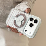 Bow Heart Magnetic Phone Case for IPhone