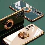 📱 Samsung Galaxy용 고급 도금 소프트 케이스 