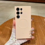 Liquid Silicone TPU Magnetic Shockproof Soft Case for Samsung