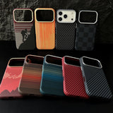 Kevlar Matte Magnetic Shockproof Case for iPhone