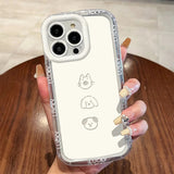 Cut Cat Aninal Silicone Soft Phone Case for iPhone