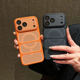 Cooling Frosted Magnetic Shockproof Case for iPhone
