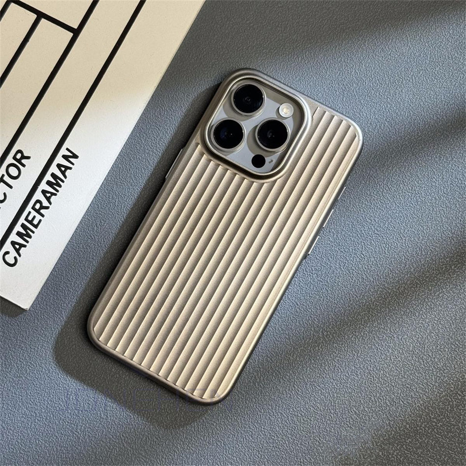 Slim Corrugated Matte Clear Case For iPhone