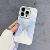 New Butterfly Firework Gradient Phone Case for iPhone