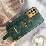 Crocodile Pattern Leather Phone Case For Samsung