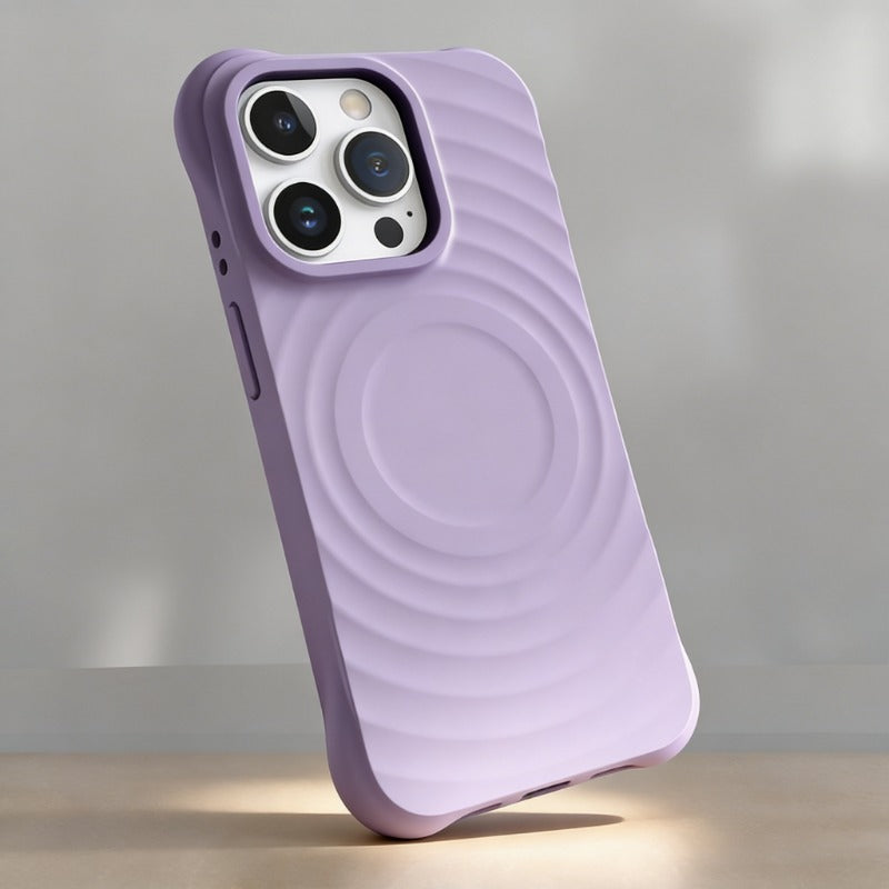 Liquid Silicone Wireless Magnetic Charging Cover for iPhone