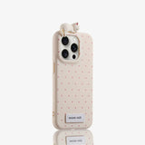 Polka Dot Cute Cat All-Inclusive 3D Anti-Fall Case For iPhone