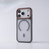 New Skin-Feel Frosted Magnetic Large Window Phone Case for IPhone