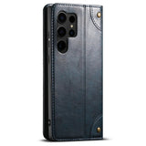 Leather Magnetic Card Slot Flip Case for Samsung