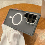 Magsafe Non-Slip Frame Armor Wireless Charging Case For Samsung