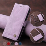 Luxury Leather Flip Crossbody Wallet Case for iPhone