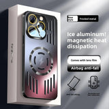 Magnetic Wireless Charging Heat Dissipation Case For iPhone
