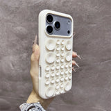 Circular Suction Cup Silicone Shockproof Phone Case for iPhone