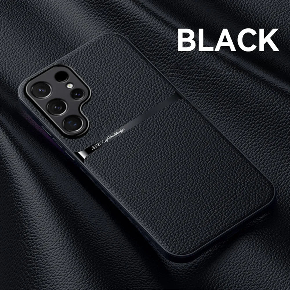 Magnetic Leather Case For Samsung Galaxy