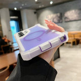 Luxury Shockproof Magnetic Changing Color Phone Case for Samsung